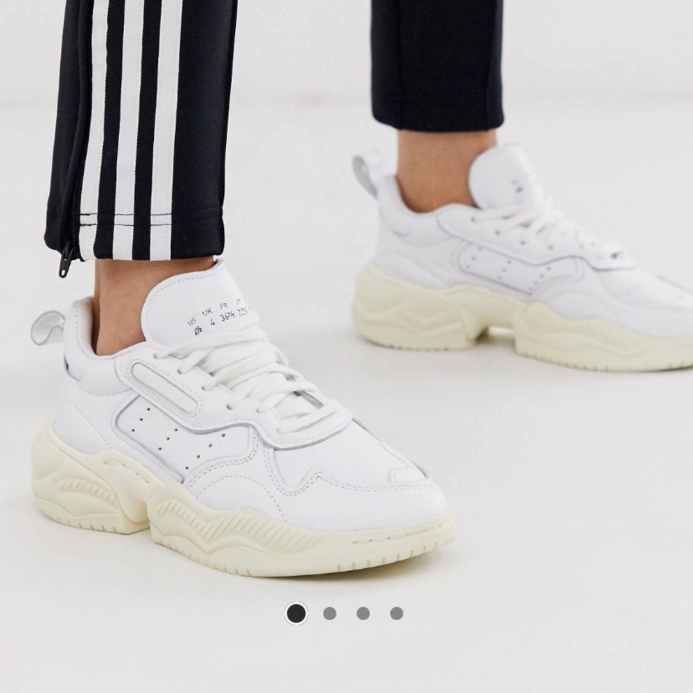 Adidas originals supercourt 90s sneakers.